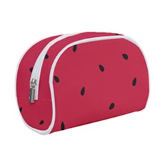 Minimalist Summer Watermelon Wallpaper Makeup Case (small) by Nexatart