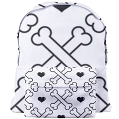 Dog Bone Seamless Pattern Heart Valentine Giant Full Print Backpack