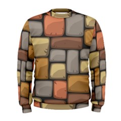 Colorful Brick Wall Texture Men s Sweatshirt by Nexatart