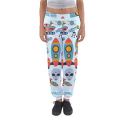 Space Elements Flat Women s Jogger Sweatpants by Nexatart