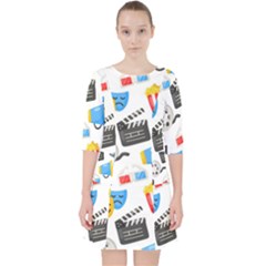 Cinema Icons Pattern Seamless Signs Symbols Collection Icon Pocket Dress