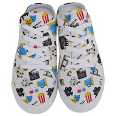 Cinema Icons Pattern Seamless Signs Symbols Collection Icon Half Slippers