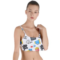 Cinema Icons Pattern Seamless Signs Symbols Collection Icon Layered Top Bikini Top 