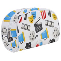 Cinema Icons Pattern Seamless Signs Symbols Collection Icon Makeup Case (Medium)