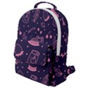 Various Cute Girly Stuff Seamless Pattern Flap Pocket Backpack (Small) View1