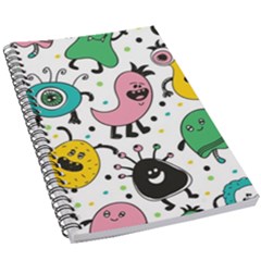 Funny Monster Pattern 5 5  X 8 5  Notebook by Nexatart