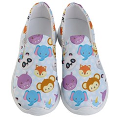 Animal Faces Collection Men s Lightweight Slip Ons by Nexatart