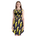 Pop Art Pattern Sleeveless Chiffon Dress   View1