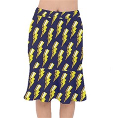 Pop Art Pattern Short Mermaid Skirt
