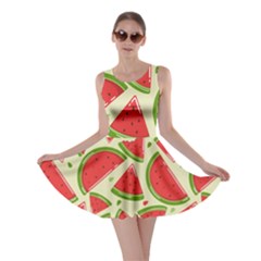 Cute Watermelon Seamless Pattern Skater Dress