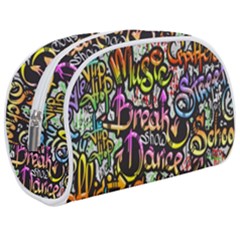 Graffiti Word Seamless Pattern Makeup Case (medium) by Nexatart