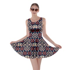 Ukrainian Folk Seamless Pattern Ornament Skater Dress