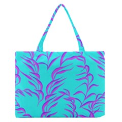 Branches Leaves Colors Summer Zipper Medium Tote Bag by Nexatart