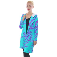 Branches Leaves Colors Summer Hooded Pocket Cardigan by Nexatart