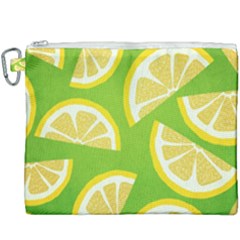 Lemon Fruit Healthy Fruits Food Canvas Cosmetic Bag (XXXL)