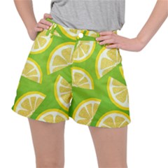 Lemon Fruit Healthy Fruits Food Ripstop Shorts by Nexatart