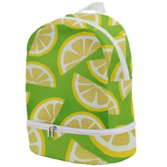 Lemon Fruit Healthy Fruits Food Zip Bottom Backpack