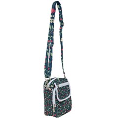 Flowering Branches Seamless Pattern Shoulder Strap Belt Bag by Nexatart