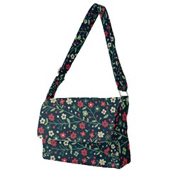 Flowering Branches Seamless Pattern Full Print Messenger Bag (s) by Nexatart