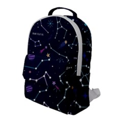 Space Wallpapers Flap Pocket Backpack (large) by Nexatart