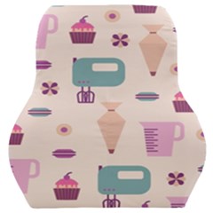 Seamless Bakery Vector Pattern Car Seat Back Cushion 