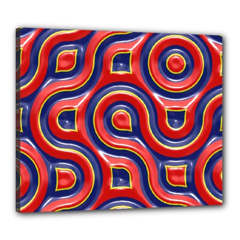 Pattern Curve Design Canvas 24  x 20  (Stretched)