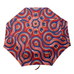 Pattern Curve Design Folding Umbrellas