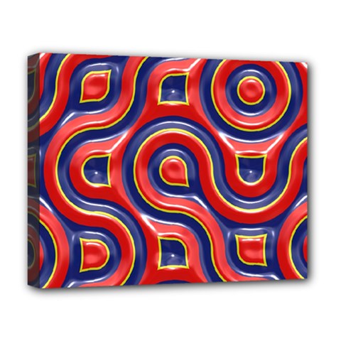 Pattern Curve Design Deluxe Canvas 20  x 16  (Stretched)