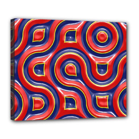 Pattern Curve Design Deluxe Canvas 24  x 20  (Stretched)