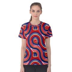 Pattern Curve Design Women s Cotton Tee