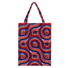 Pattern Curve Design Classic Tote Bag