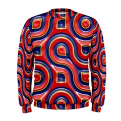 Pattern Curve Design Men s Sweatshirt
