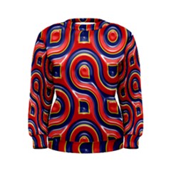 Pattern Curve Design Women s Sweatshirt