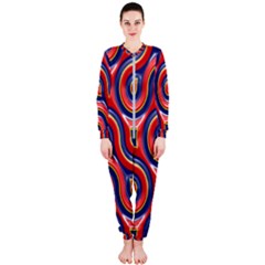 Pattern Curve Design OnePiece Jumpsuit (Ladies) 