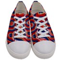 Pattern Curve Design Women s Low Top Canvas Sneakers View1