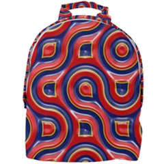 Pattern Curve Design Mini Full Print Backpack