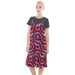 Pattern Curve Design Camis Fishtail Dress