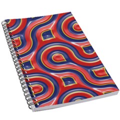 Pattern Curve Design 5.5  x 8.5  Notebook