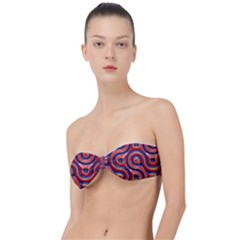 Pattern Curve Design Classic Bandeau Bikini Top 