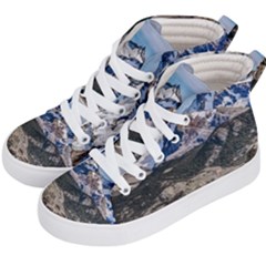 El Chalten Landcape Andes Patagonian Mountains, Agentina Kids  Hi-top Skate Sneakers by dflcprintsclothing