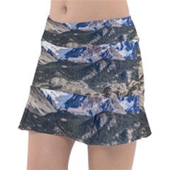 El Chalten Landcape Andes Patagonian Mountains, Agentina Tennis Skorts by dflcprintsclothing