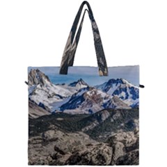 El Chalten Landcape Andes Patagonian Mountains, Agentina Canvas Travel Bag by dflcprintsclothing