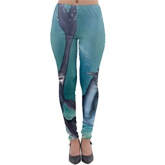 Awesome Seadragon Lightweight Velour Leggings