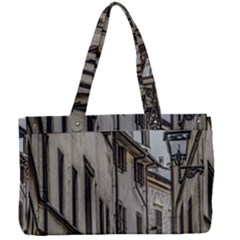 Houses At Historic Center Of Florence, Italy Canvas Work Bag