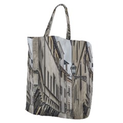 Houses At Historic Center Of Florence, Italy Giant Grocery Tote by dflcprintsclothing