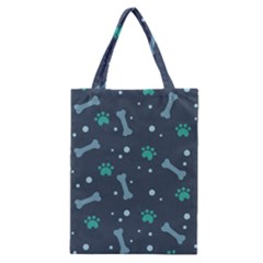 Bons Foot Prints Pattern Background Classic Tote Bag