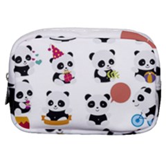 Playing Pandas Cartoons Make Up Pouch (small)