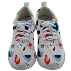 Vector Set Isolates With Cute Birds Scandinavian Style Mens Athletic Shoes by Vaneshart