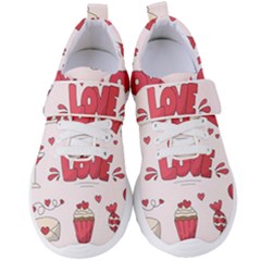 Hand Drawn Valentines Day Element Collection Women s Velcro Strap Shoes by Vaneshart