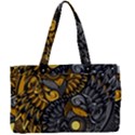 Yin Yang Owl Doodle Ornament Illustration Canvas Work Bag View1